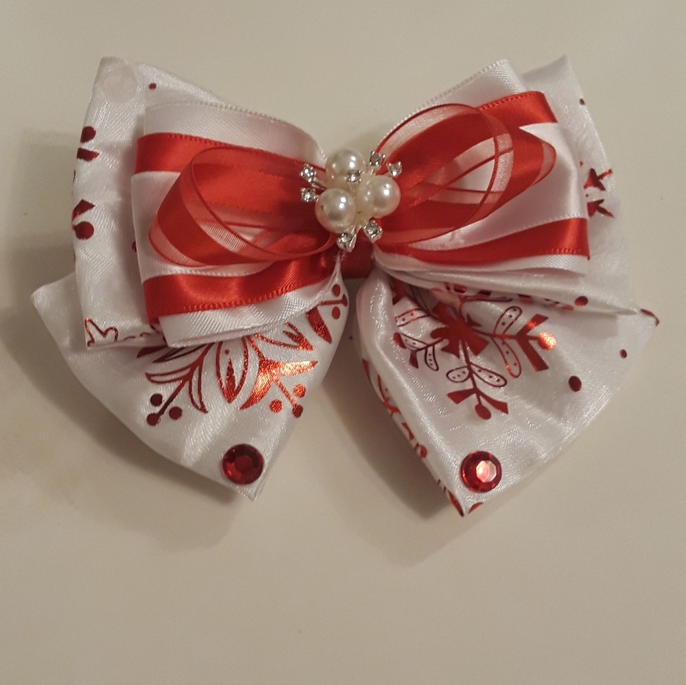 Christmas hair bow